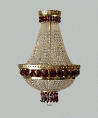 Crystal chandelier 7150-3-S Ruby