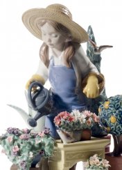 In My Garden Girl Figurine
