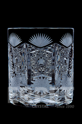 Copas de whisky de cristal tallado - juego de 2 piezas
