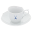 特浓咖啡杯，带碟子和麦森标志 "波纯"。