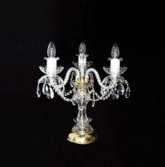 Křišťálová stolní lampa SE-1320-3-S1