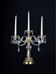 Crystal candleholder 1740-3-S