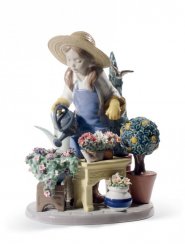 In My Garden Girl Figurine