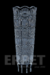 Luxury cut crystal vase
