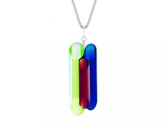 Stříbrný přívěsek Neon Collection by Veronica s křišťálem Preciosa