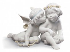 Figurka andělů Eros a Psyche