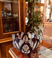 Color-cut crystal bowl - Height 6cm