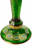 Barevně dekorované lištované sklenice na víno - set 2ks - Výška 17cm/140ml