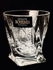 Cut crystal liqueur glasses - set of 6pcs - Height 5cm/55ml