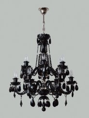 Crystal chandelier 1740-6+6-NK Black