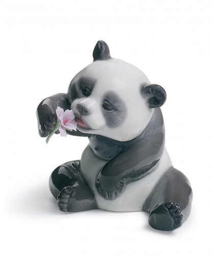 A Cheerful Panda Figurine